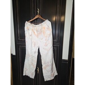 Chico's 100% Linen Pull On Pants.  Summer,  Vacation,  Beach, Cruise,